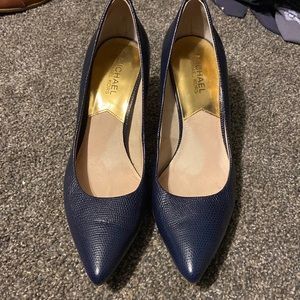 Michael Kors blue heels